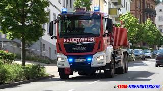 [Großfeuer während Katastrophenschutzübung] Großalarm im Kurpark Bad Schwalbach
