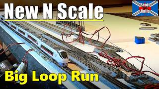 My New N Scale Layout Running Full Outer Loop And Station Plans
