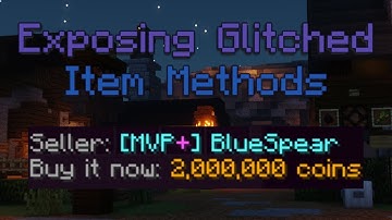 How To Get GLITCHED ITEMS in Hypixel Skyblock