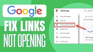 How to Fix Links Not Opening in Google Chrome