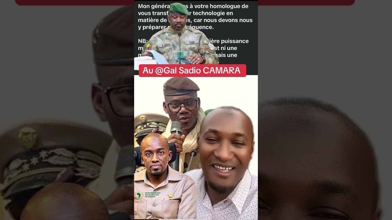 Au Général de corps d’armée Sadio CAMARA 