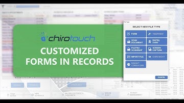 📝 Digital Forms in ChiroTouch: Customization for Efficient Patient Records! #chirotouchserver