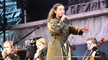 Herdenkingsconcert 2025 Haarlem met spoken word-artieste Amara van der Elst