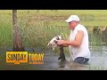 Florida Man Saves Puppy Dragged Into Pond By Alligator | Sunday TODAY