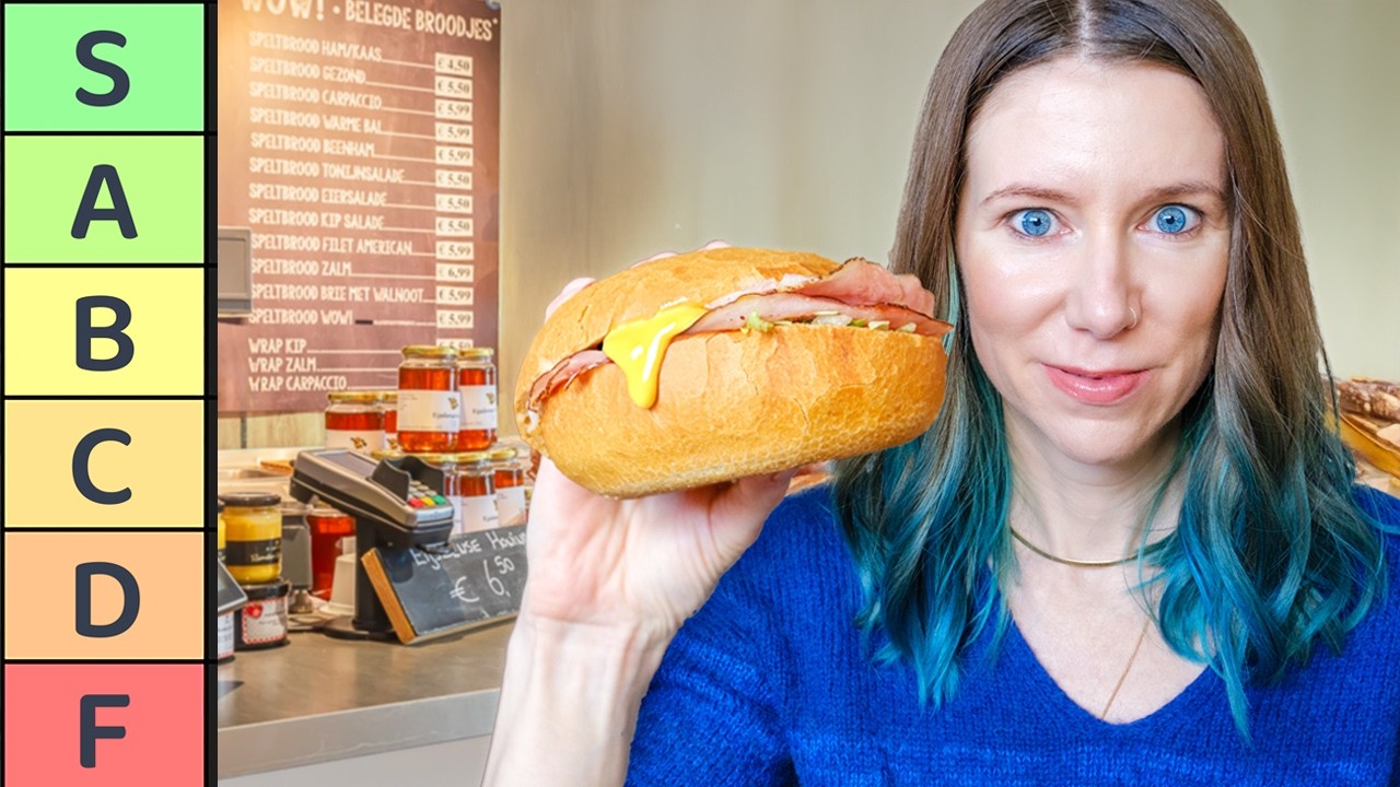 RANKING DUTCH BROODJES ON A TIER LIST 🇳🇱 (americans try dutch food)