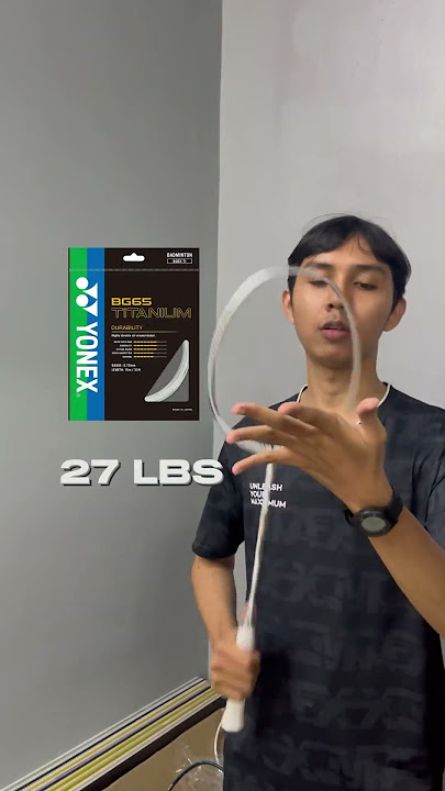 Felet TJ 1000 Speed   BG65 Titanium 🔊 #badminton #yonex #bg65titanium #felet #tj1000speed