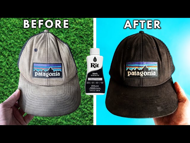 Restoring a Faded Patagonia Hat with Rit Dye 