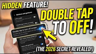 Double Tap To Turn Off Screen On Android (Secret Feature 2026)