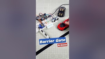 Smart Barrier Gate for Parking Control 🚗🅿#arduino   #arduinobeginner  #ultrasound    #sunfounder
