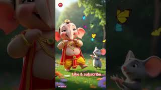 Cute Ganpati Bappa Status Video 🫰💖🫰 #cute #gannu #ganesh #ganpati