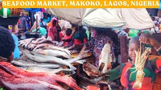 Cheap Market Makoko Seafood Market in Lagos Nigeria Fresh Fish UNEDITED