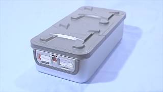 Greencheck And Opening Of A Microstop Container