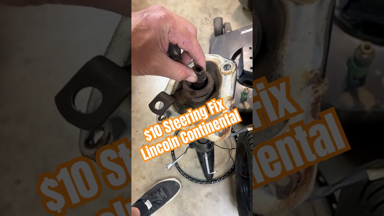 The Best $10 Lincoln Continental Steering Upgrade #lincolncontinental #diy #howto  #automobile