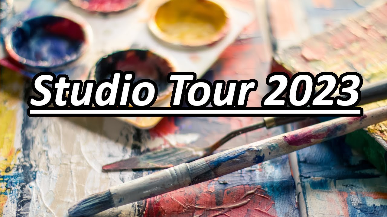 Art Studio Tour 2023 Artist Space Watercolour Artist Studio YouTube