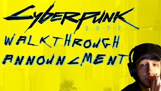 Cyberpunk 2077 Walkthrough ANNOUNCMENT & Gameplay Trailer Reaction CP2077