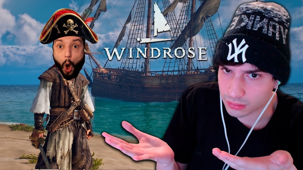 VIRAMOS PIRATAS BETINHAS NESSA JOGO SURVIVAL (WINDROSE É MUITO BOM!)
