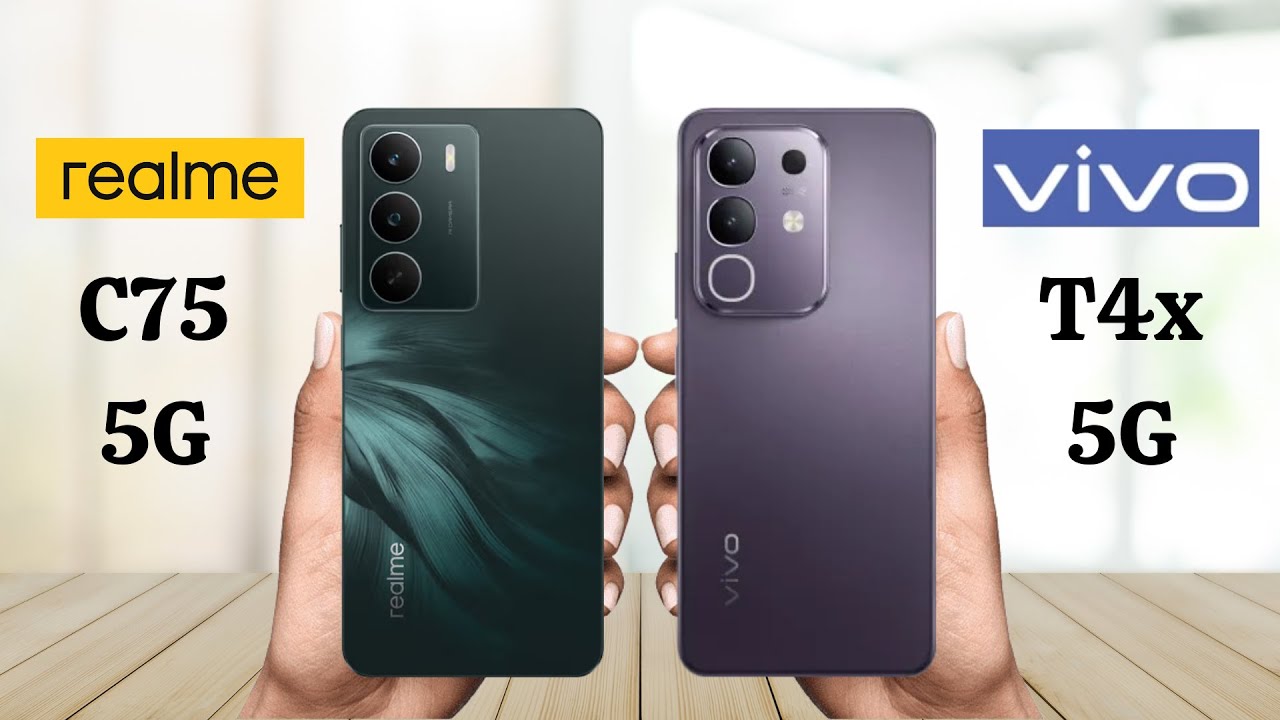 Realme C75 5G Vs Vivo T4x 5G - Full Comparison 2025