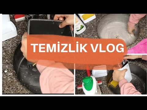 TERAPİ GİBİ VİDEO🎥 | TEMİZLİK VLOG | BİTMİŞ CİF KUTUSUNA SU KATARAK 2 3 DEFA KULLANDIM 🧽