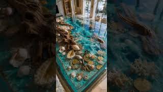 Ocean Treasure Table Build 🌊 Luxury Reef Transformation #luxurylifestyle #interiordesign #design