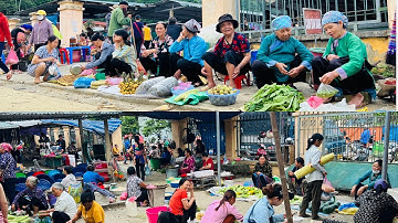 Chợ Phiên Lùng Vai Mường Khương Mộc Mạc Bán Toàn Đặc Sản Tây Bắc | Miền núi tây bắc