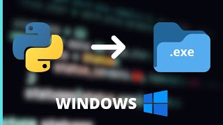 Comment transformer son fichier python en un fichier exécutable  #python #windows
