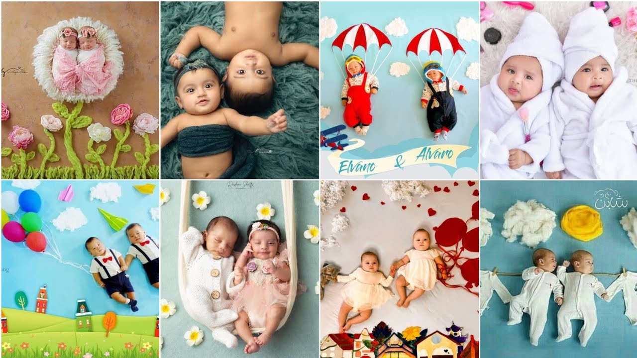 Twins Baby Photoshoot Ideas || Cuteness Overload @addymak327