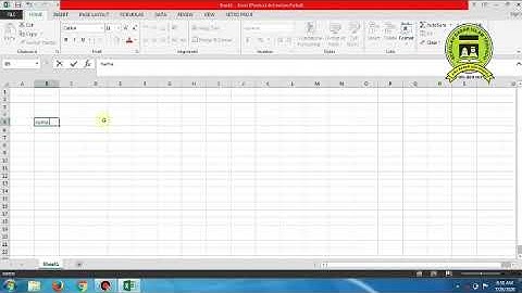 TIK KELAS 5 TABEL EXCEL