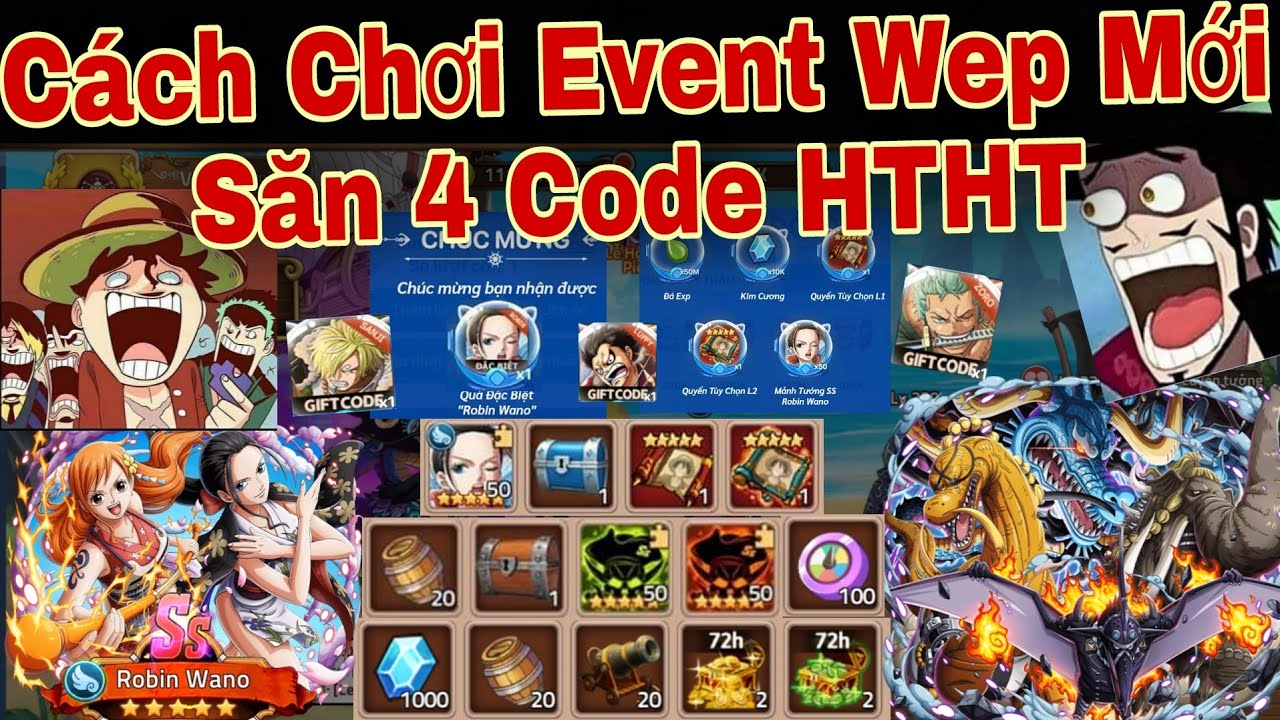 Cách Chơi Sự Kiện Wep Mới Săn 4 Code Huyền Thoại Hải Tặc Mới | Lên Team Vượt Vực Thẳm | ttđp