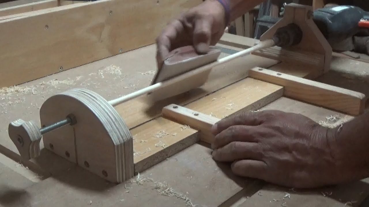 como hacer un util  para hacer espigas de todos los diametros