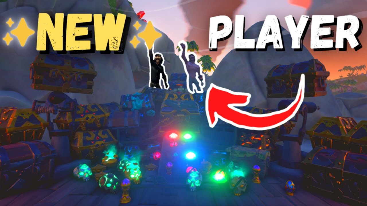 Stacking Loot With A NEW Player in Sea of Thieves YouTube