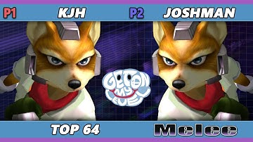 GOML 2022 Top 64 - KJH (Falco) Vs. Joshman (Fox) SSBM Melee Tournament