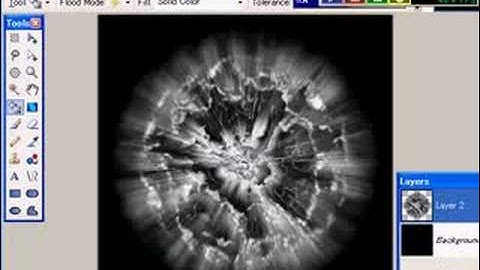 Exploding Planet 3min making【Paint.NET】