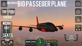 BIG PASSENGER PLANE - UNLOCKED |CUSTOMIZE |TEST FLIGHT |PERFECT LANDING (FLIGHT SIM 2018) screenshot 5