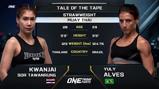 Kwanjai Sor Tawanrung vs. Yuly Alves | ONE Lumpinee Full Fight (March 3, 2023)