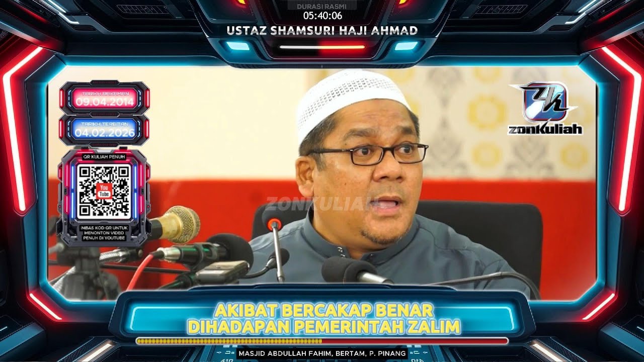 TAZKIRAH : Kisah Tragis Orang Baik Lawan Pemerintah Zalim - Ustaz Shamsuri Ahmad