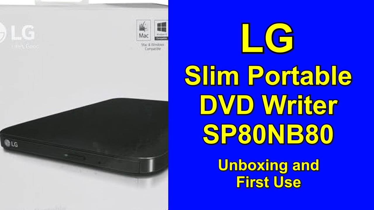 Graveur DVD externe LG Ultra Slim GP65NB60