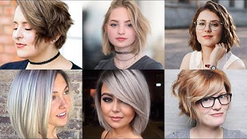 50 Most Flattering Short Haircut Ideas For Round Faces |luxuriant Promo|