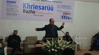 Day-2 Rev. Dr. V. Atsi Dolie Full speech/Youth Camp 2024