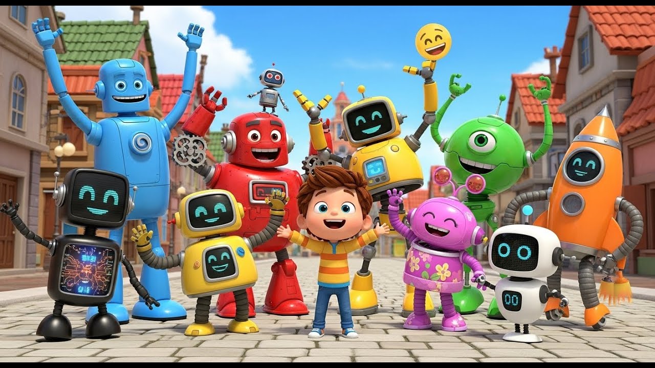 Counting Robots Beep and Boop | Fun Counting & STEM Nursery Rhyme for Kids