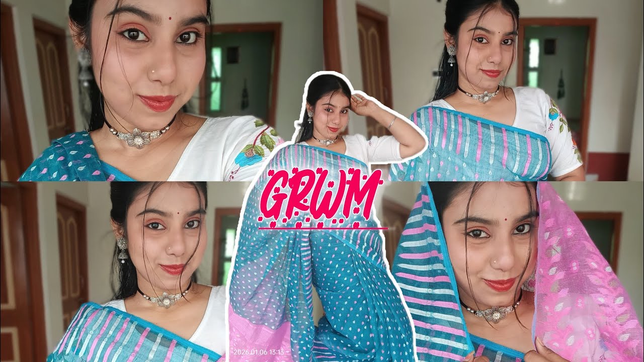 GRWM Bengali Vlog 🌸 | Get Ready With Me | Simple Makeup, Outfit & Real Talk