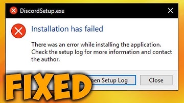 How To Fix DiscordSetup.exe Installation Has Failed Error Windows 10/8/7 (UPDATED 2022)