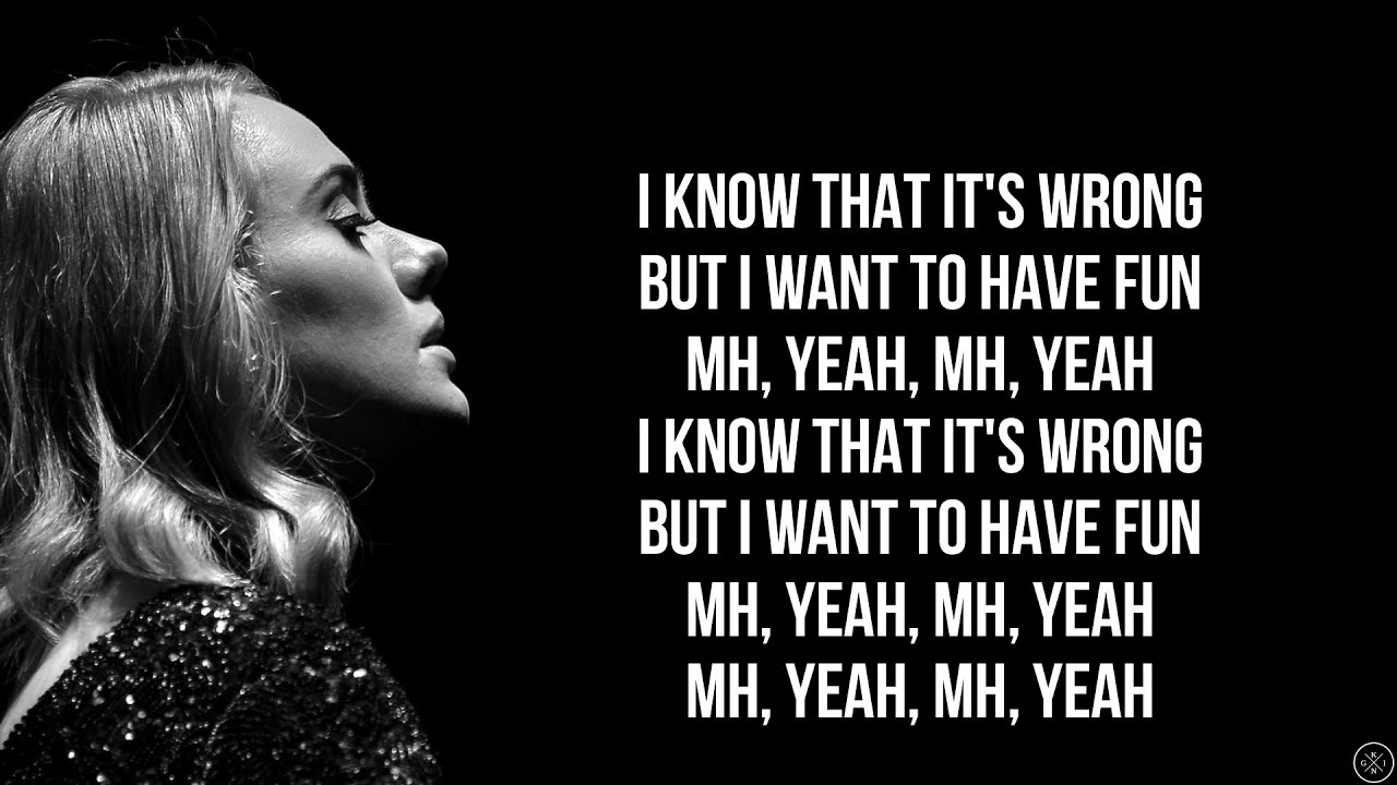 Adele - OH MY GOD (Lyrics)