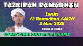 [02.03.2026] [SOLAT TARAWEH/TAZKIRAH RAMADHAN 13] UST. ALIF MUFID ZULKARNAIN/UST. ZIKRI GHAZALI