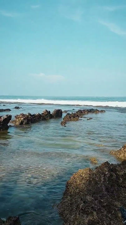 Pantai ‼️ Ranca buaya kawasan kabupaten garut #shortvideo #wisata