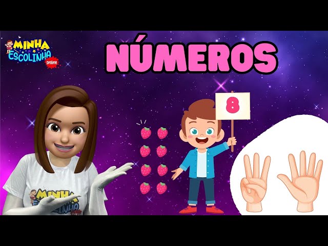 Número 8 G3 - Educação Infantil - Videos Educativos - Atividades para Crianças