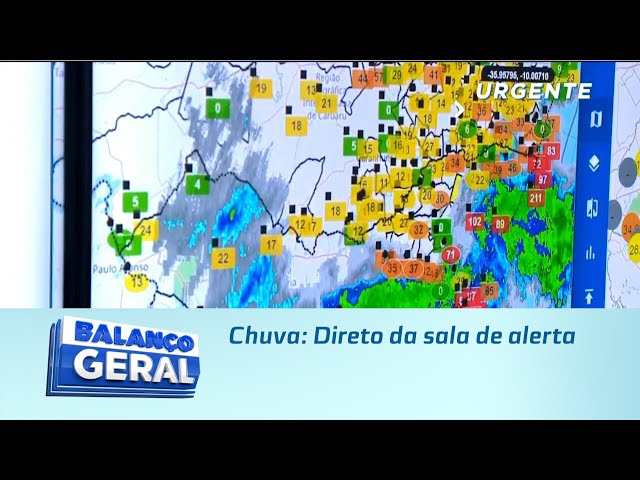 Chuva Agora: Direto da sala de alerta