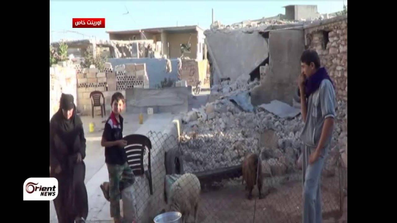 أورينت نيوز- تأقلم المواطنين في معرة حرمة مع ظروف الحرب