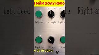 Máy cắt nhôm 2 đầu K500 Mâm xoay thanh lí #0901128099 #kingmac
