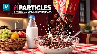 nparticles simulation | Maya