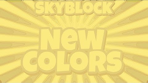 Roblox Skyblock - New Colors for the Autohotkey Script